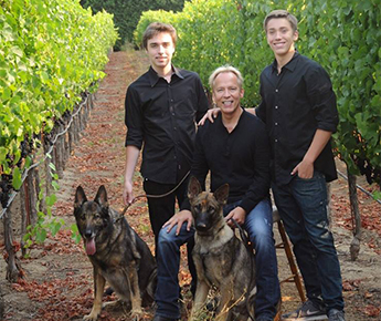 The Hejl Family at Domain Della Single Vineyard Site